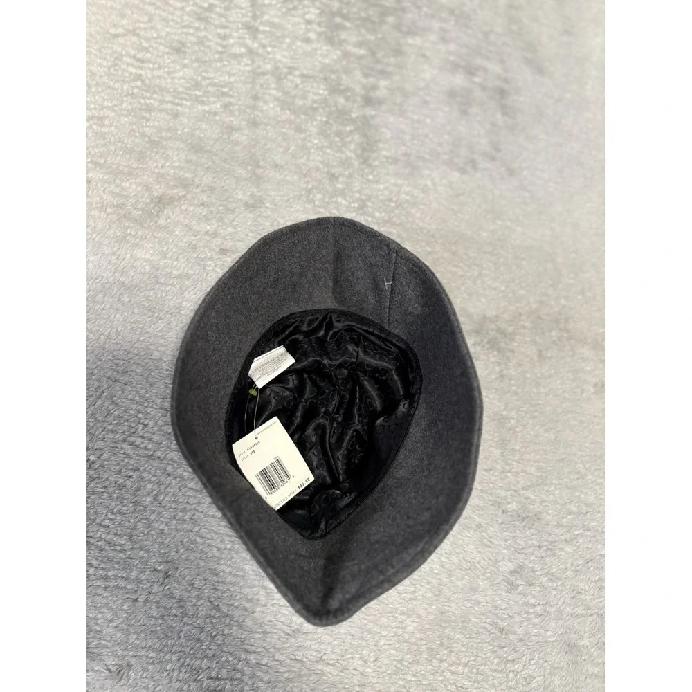 New Liz Claiborne Women's Gray Wool Blend‎ Bucket Hat NWT One Size